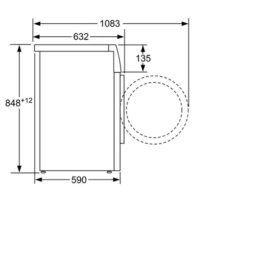 Lavadora carga frontal 9 kg 1600 RPM Plata WM16W79XES SIEMENS