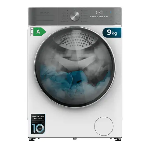 Lavadora carga frontal 9 kg 1400 RPM Blanco 02766 CECOTEC