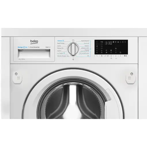 Lavadora carga frontal 9 kg 1400 RPM Blanco B3WBT49435WB BEKO