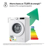 Lavadora-secadoras 6 / 9 kg 1360 rpm Blanco F4DR5009A3W LG