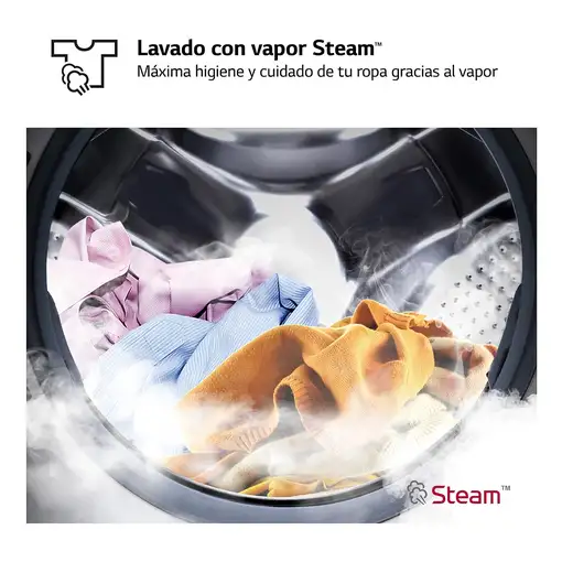 Lavadora-secadoras 6 / 9 kg 1360 rpm Blanco F4DR5009A3W LG