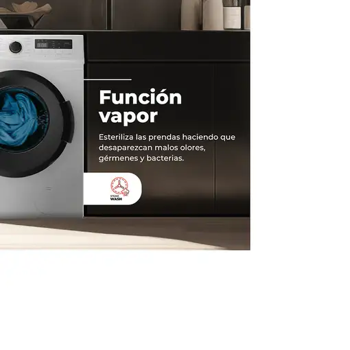 Lavadora carga frontal 8 kg 1400 RPM Blanco V0216 EVVO