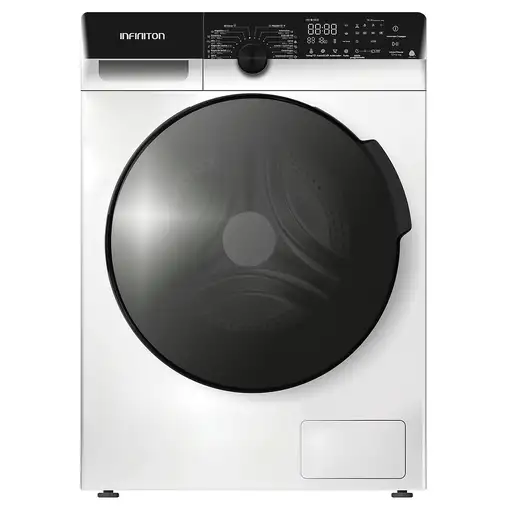 Lavadora carga frontal 12 kg 1400 RPM Blanco 8445639004760 INFINITON Lavadora carga frontal 12 kg 1400 RPM Blanco 8445639004760 INFINITON