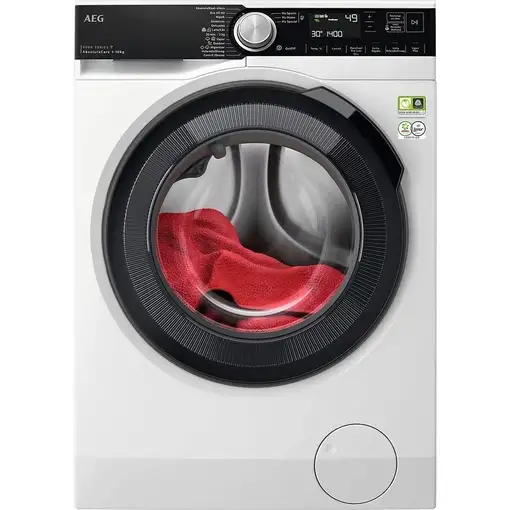 Lavadora carga frontal 10 kg 1351 RPM Negro 914 505 608 AEG Lavadora carga frontal 10 kg 1351 RPM Negro 914 505 608 AEG