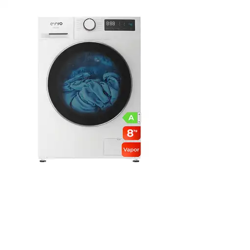 Lavadora carga frontal 9 kg 1400 RPM Blanco V0220 EVVO Lavadora carga frontal 9 kg 1400 RPM Blanco V0220 EVVO