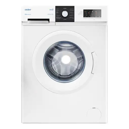 Lavadora carga frontal 6 kg 1200 RPM Blanco SERIE 3-W6123 V SAUBER