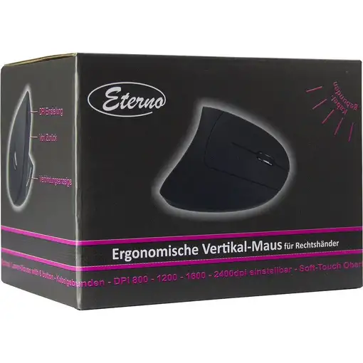 Inter-Tech KM-206WR ratón Oficina mano derecha USB tipo A Óptico 2400 DPI