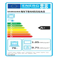 Horno 76 L Wi-Fi Acero inoxidable NV7B4455UAS/U3 SAMSUNG Horno 76 L Wi-Fi Acero inoxidable NV7B4455UAS/U3 SAMSUNG