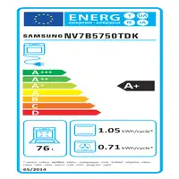 Horno 76 L Wi-Fi Negro NV7B5750TDK/U1 SAMSUNG