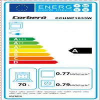 Horno 70 L Negro CCHMD807XG CORBERO Horno 70 L Negro CCHMD807XG CORBERO