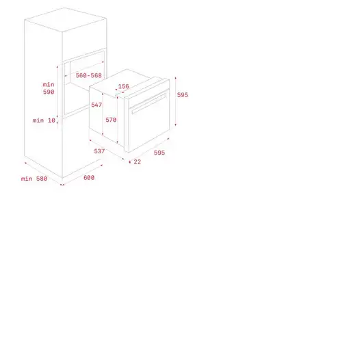 Horno 70 L Negro 111000000 TEKA