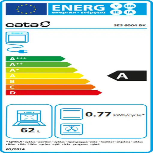 Horno 62 L Blanco 07044613 CATA