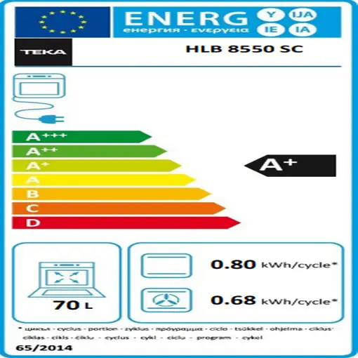 Horno 70 L Negro 111200001 TEKA