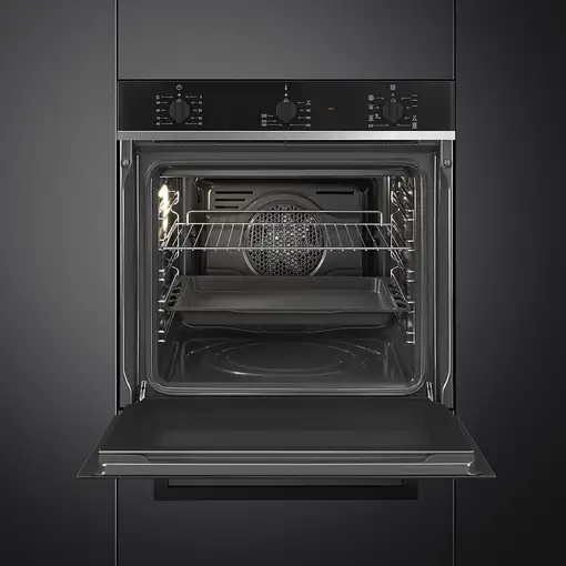 Horno 70 L Negro Cucina SF64M3TB SMEG