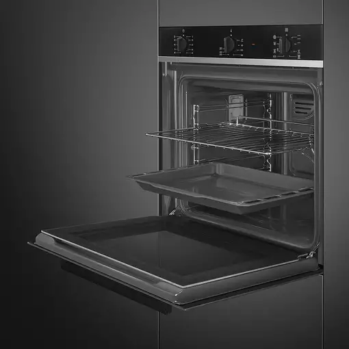 Horno 70 L Negro Cucina SF64M3TB SMEG