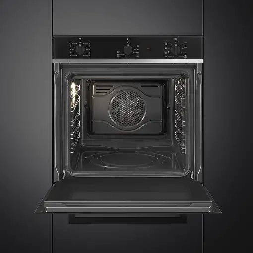 Horno 70 L Negro Cucina SF64M3TB SMEG