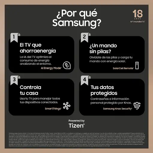Samsung TV DU9005 Crystal UHD 98” 4K Smart TV 2024