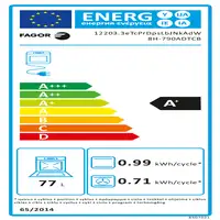 Horno 77 L Blanco 57132 FAGOR