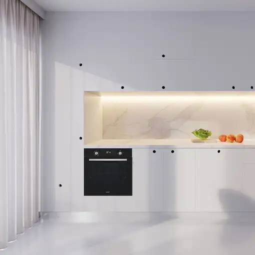 Horno 80 L Negro 07001405 CATA