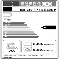 Horno 71 L Negro HSB 635 P S TEKA