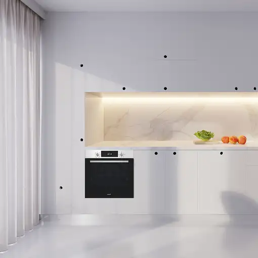 Horno 80 L Negro 07001508 CATA