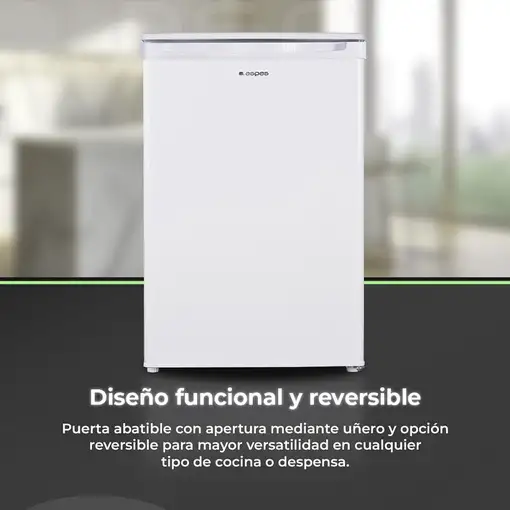 Aspes ACV855501E congelador Congelador vertical Independiente 91 L E Blanco