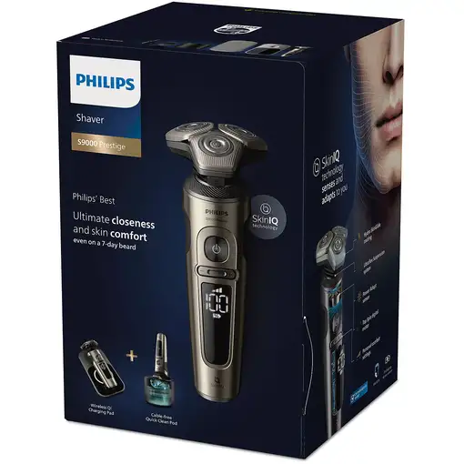 Philips Shaver S9000 Prestige SP9883/36 Afeitadora eléctrica Wet & Dry con SkinIQ