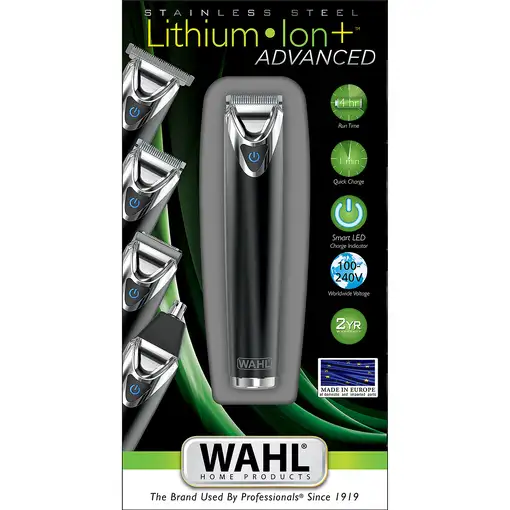 Wahl 9864-016 depiladora para la barba Batería Negro