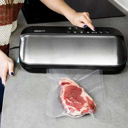 Cecotec 04070 sellador al vacío 0,9 mbar Negro, Gris