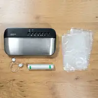 Cecotec 04070 sellador al vacío 0,9 mbar Negro, Gris