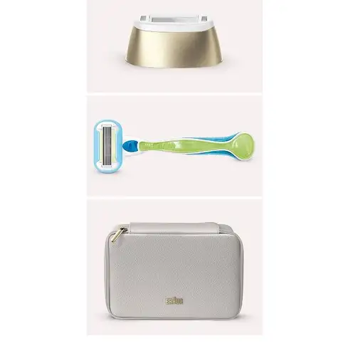 Braun BR2-238427 depiladora de luz pulsada Luz pulsada intensa (IPL) Oro, Blanco