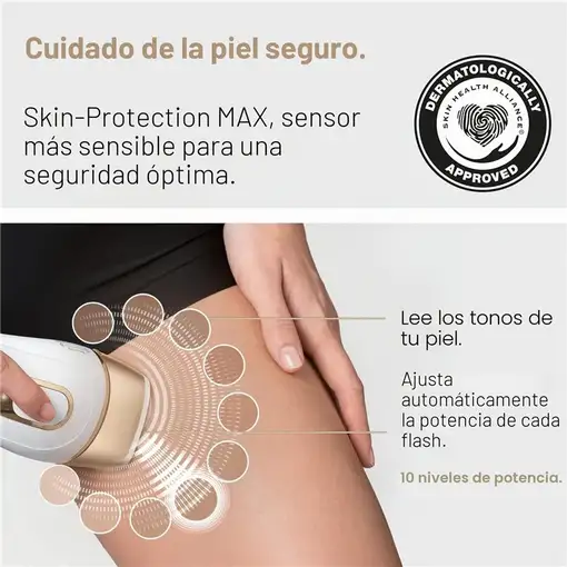 Braun BR2-238427 depiladora de luz pulsada Luz pulsada intensa (IPL) Oro, Blanco