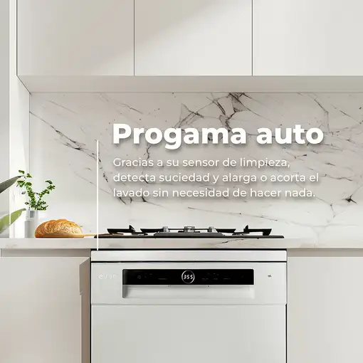 Lavavajillas inox 60 cm, 14 cubiertos, D5X EVVO