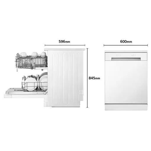 Lavavajillas 600 mm 13 place settings DF030FW LG