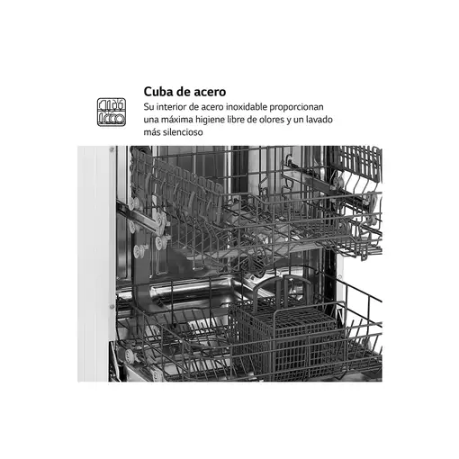 Lavavajillas 600 mm 13 place settings DF030FW LG