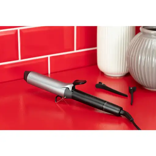 Remington Pro Big Curl Rizador de pelo Caliente Negro, Gris