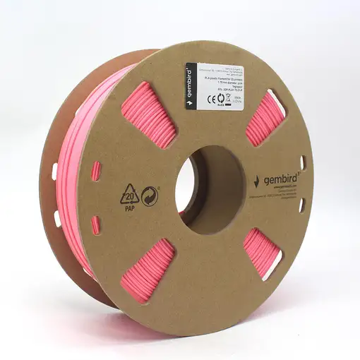 Gembird 3DP-PLA1.75-01-P material de impresión 3d Ácido poliláctico (PLA) Rosa 1,