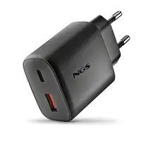 NGS ERA 45W BLACK:  Cargador GaN de pared con una salida USB-C (PD & PPS)