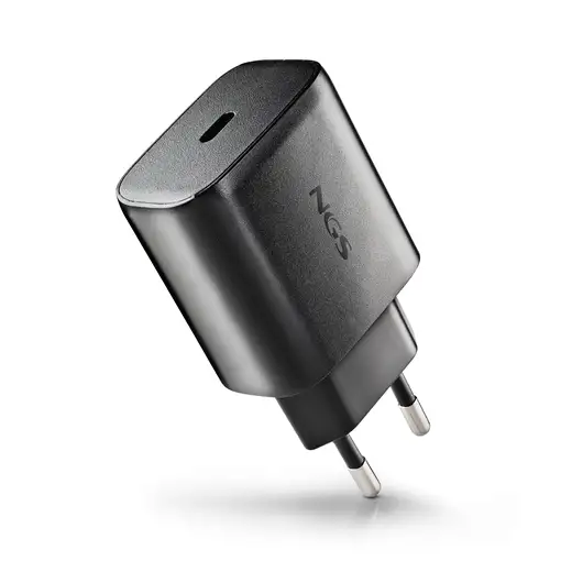 NGS BUD 45W-C: Adaptador de corriente de 45W con 1 salida USB-C (PD & PPS)