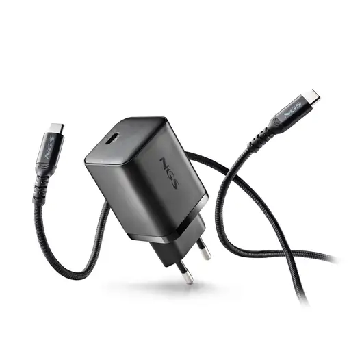 NGS BUD 65W-C: Adaptador de corriente de 65W con 1 salida USB-C (PD & PPS)