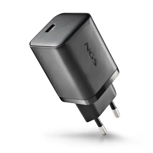 NGS BUD 65W-C: Adaptador de corriente de 65W con 1 salida USB-C (PD & PPS)