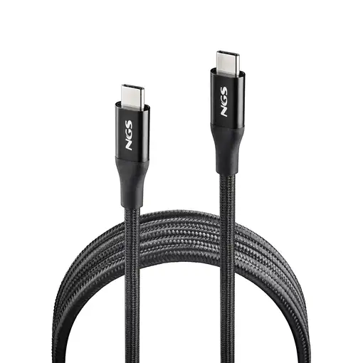NGS KNOT 240W-2: Cable USB C de 2m para carga rápida de dispositivos hasta 240W.