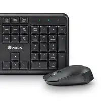 NGS HARMONY KIT: teclado y ratón inalámbricos.Layout Español. Botones silenciosos.