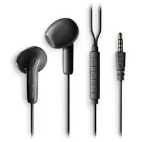 NGS CROSS FLIP BLACK: Auriculares de botón con micró y control de volumen.