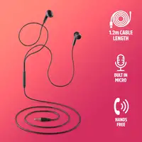 NGS CROSS FLIP BLACK: Auriculares de botón con micró y control de volumen.