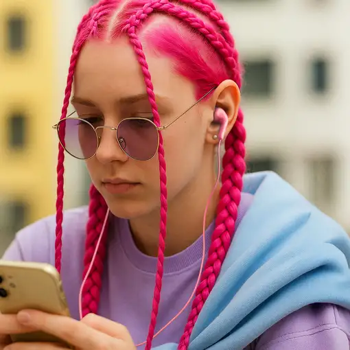 NGS CROSS FLIP PINK: Auriculares de botón con micró y control de volumen