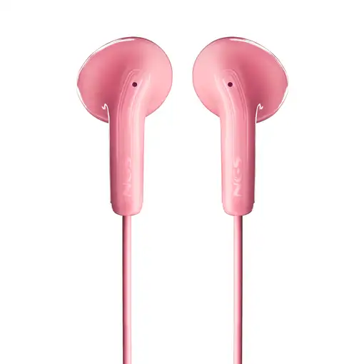 NGS CROSS FLIP PINK: Auriculares de botón con micró y control de volumen