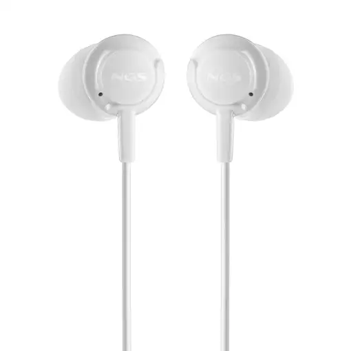 NGS CROSS DRIFT WHITE: Auricular de botón con micro y control de volumen.