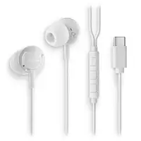 NGS CROSS STEP WHITE: Auriculares de botón con micrófono y control de volumen.