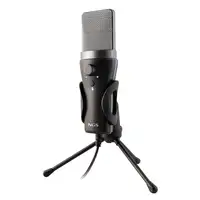 NGS MS120 USB: Micrófono USB con soporte de trípode. Ideal para PC o portátil. NGS MS120 USB: Micrófono USB con soporte de trípode. Ideal para PC o portátil.